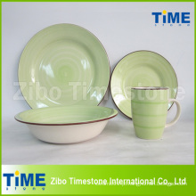 Hot Sale Stoneware Penteados Conjunto de Dinnerware